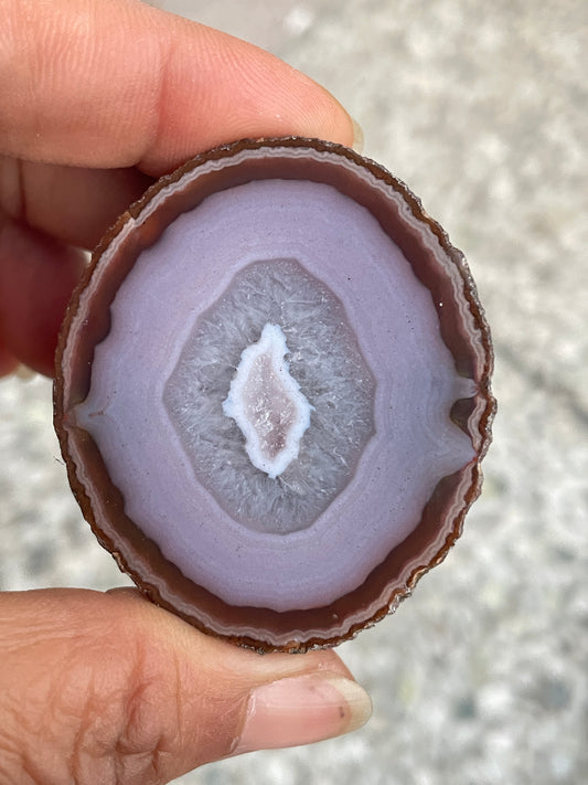 Pink zhanguo agate pairs