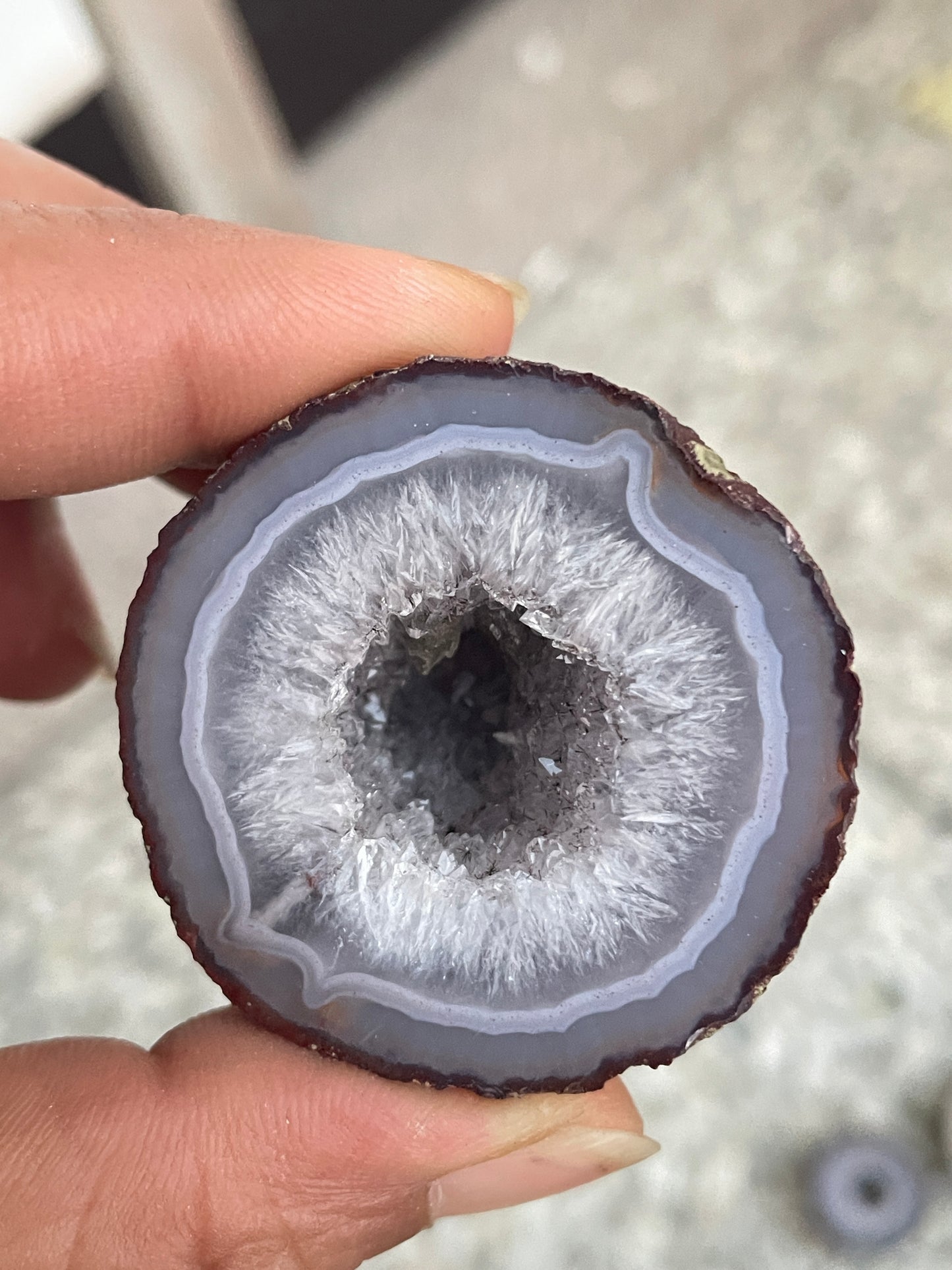 Pink zhanguo agate pairs