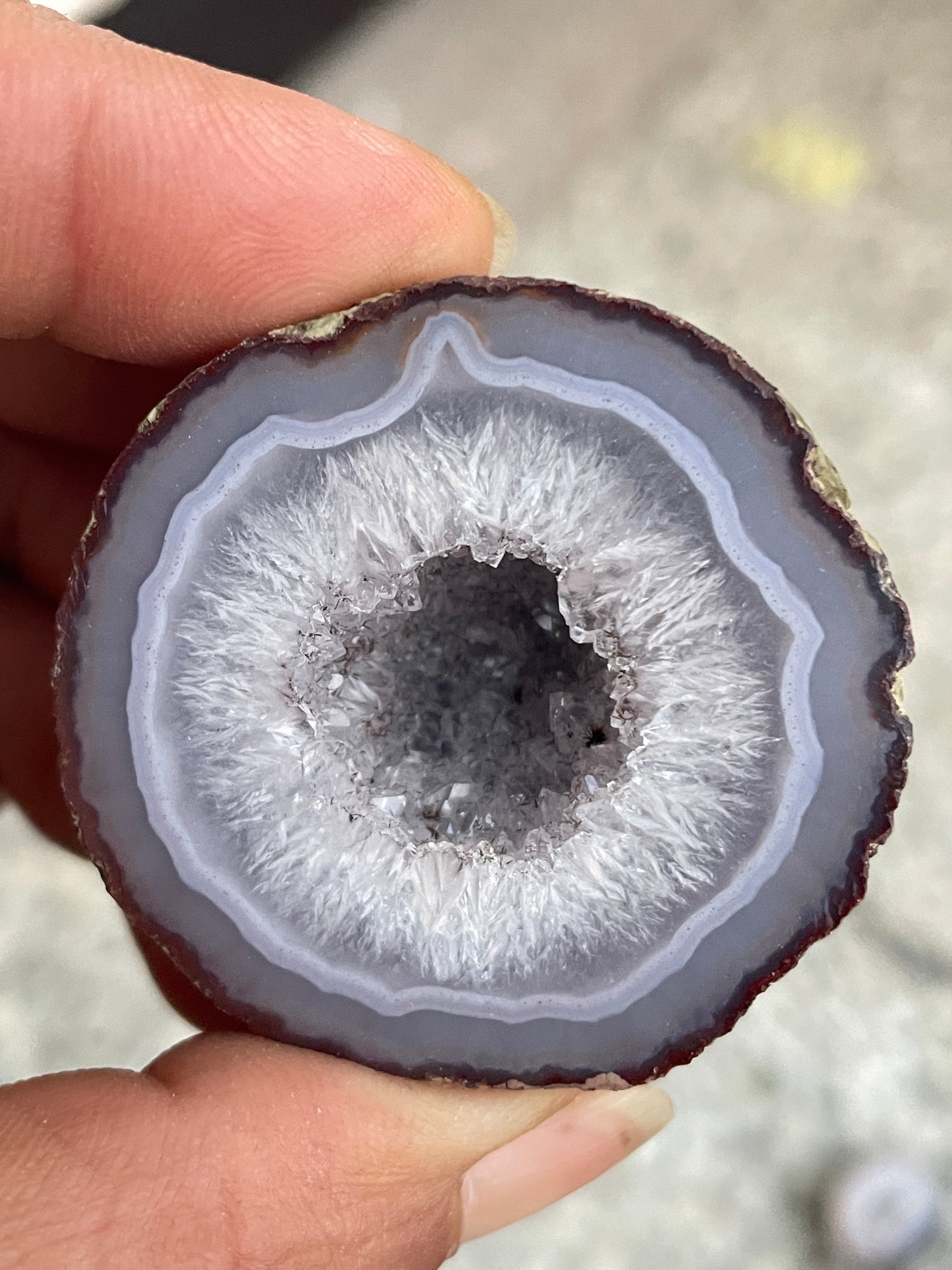 Pink zhanguo agate pairs