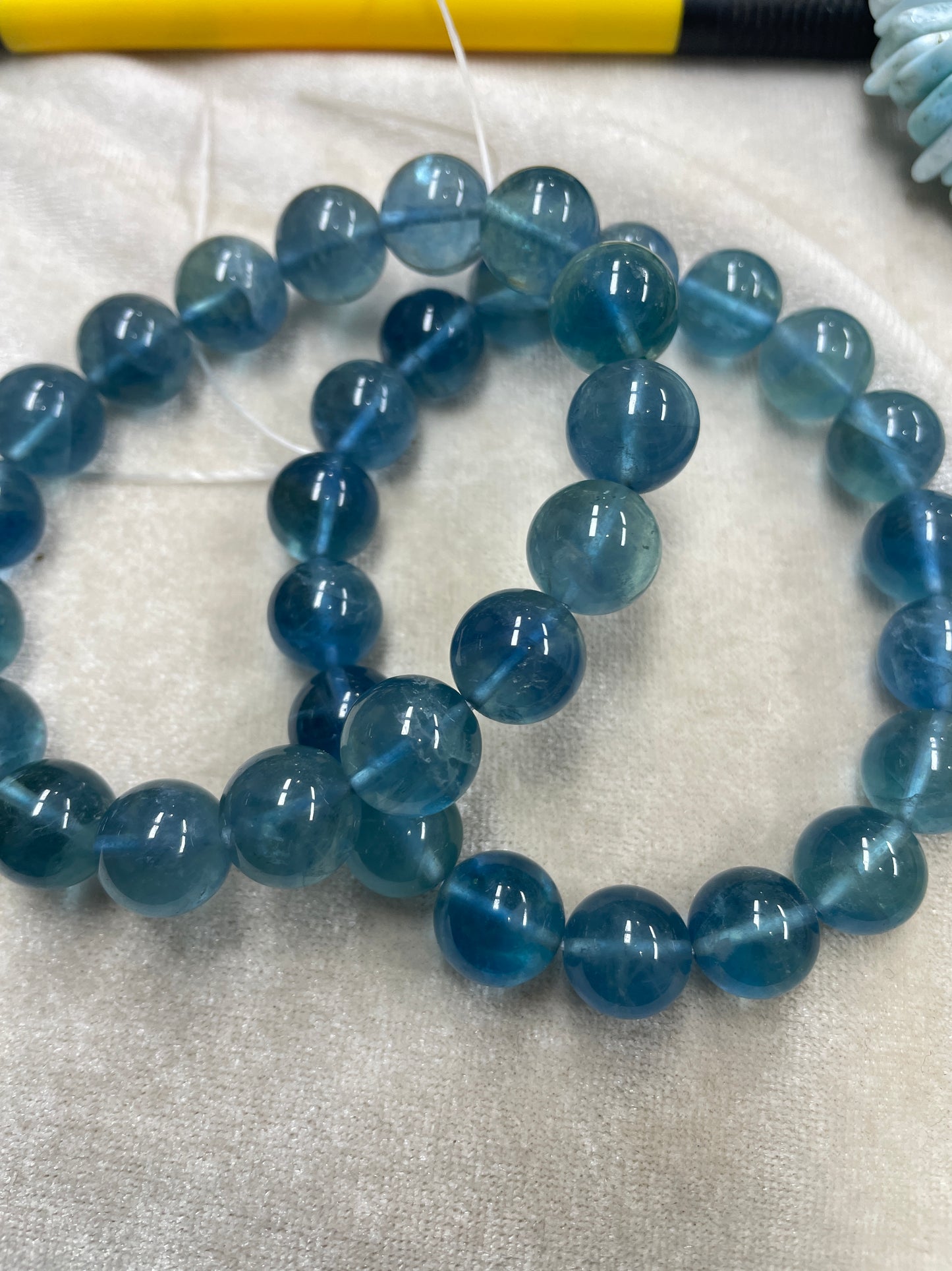 Blue fluorite bracelet crystal bracelet