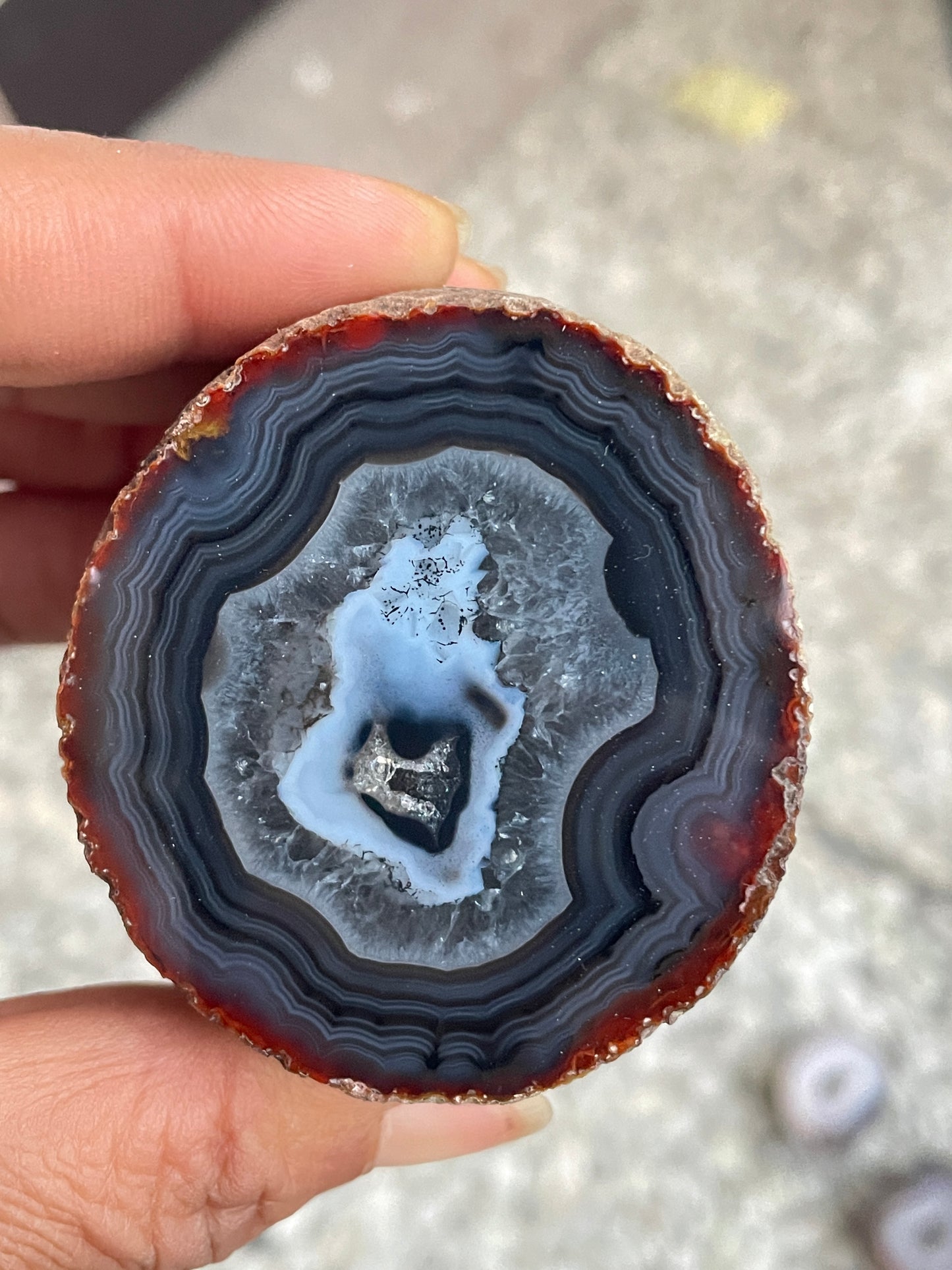 Pink zhanguo agate pairs