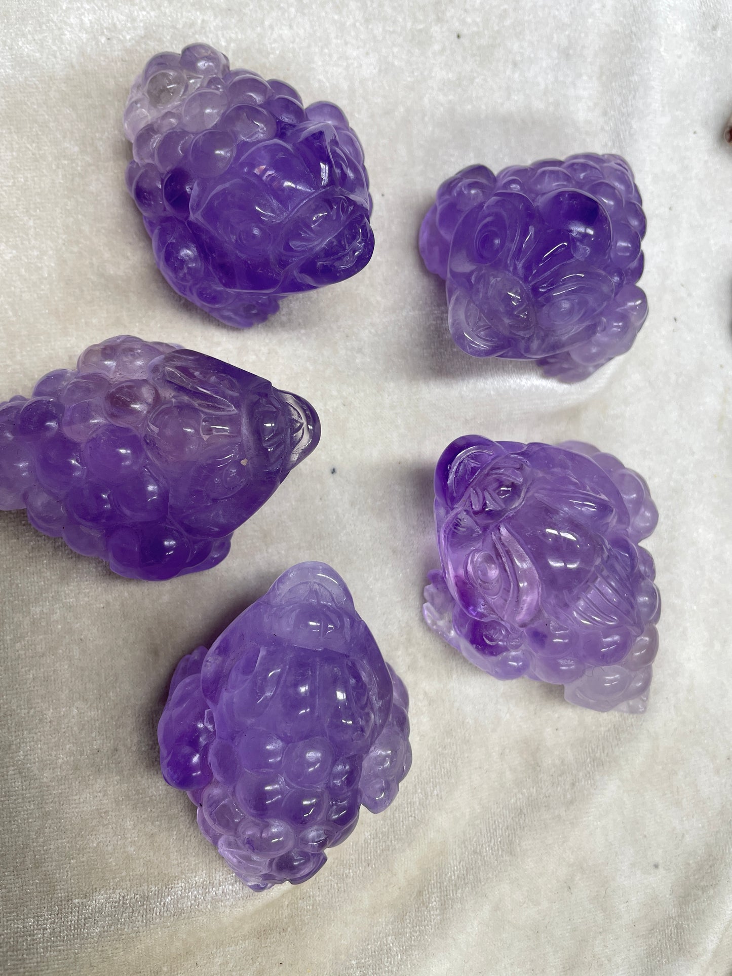 Amethyst money toad