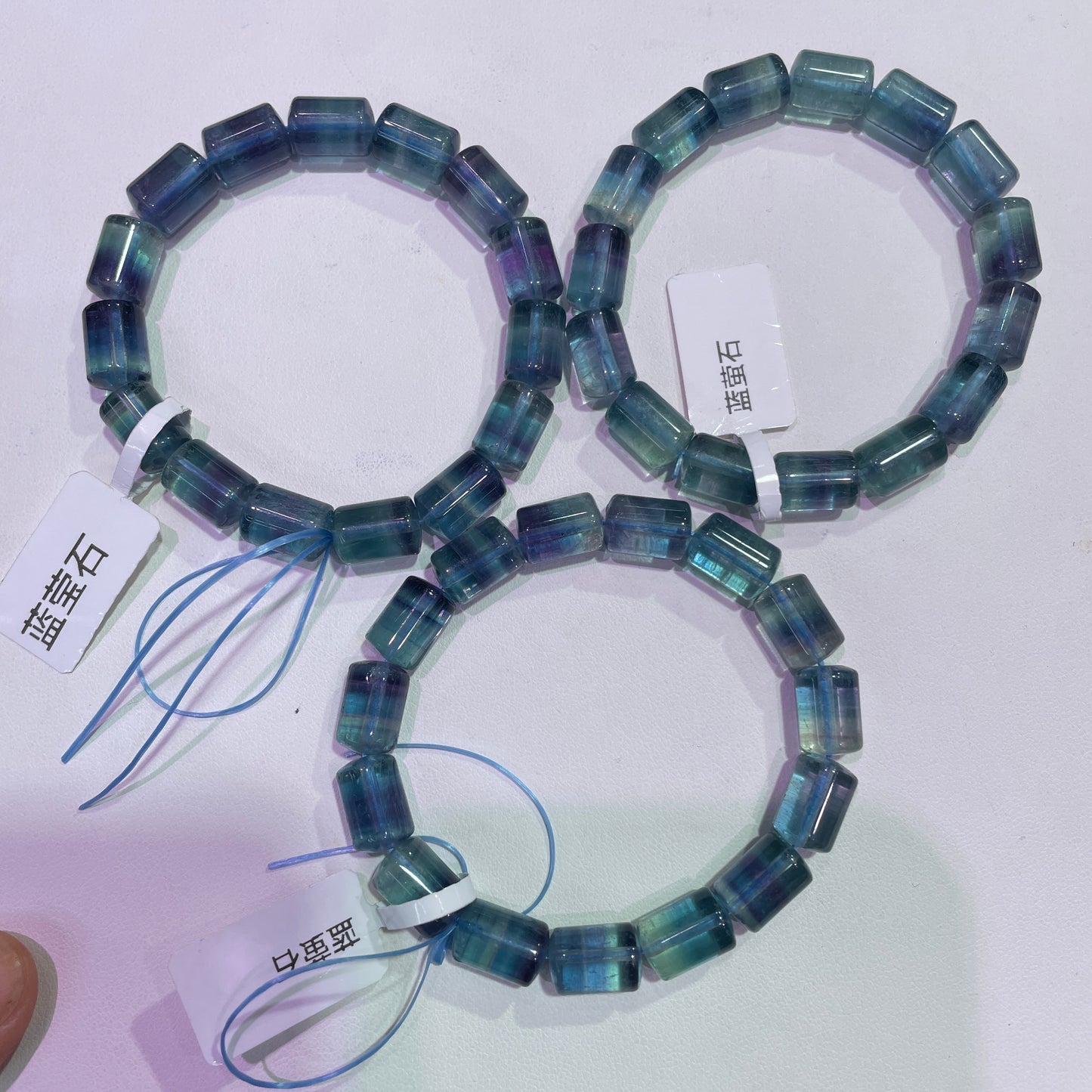 Blue fluorite bracelet 8mm