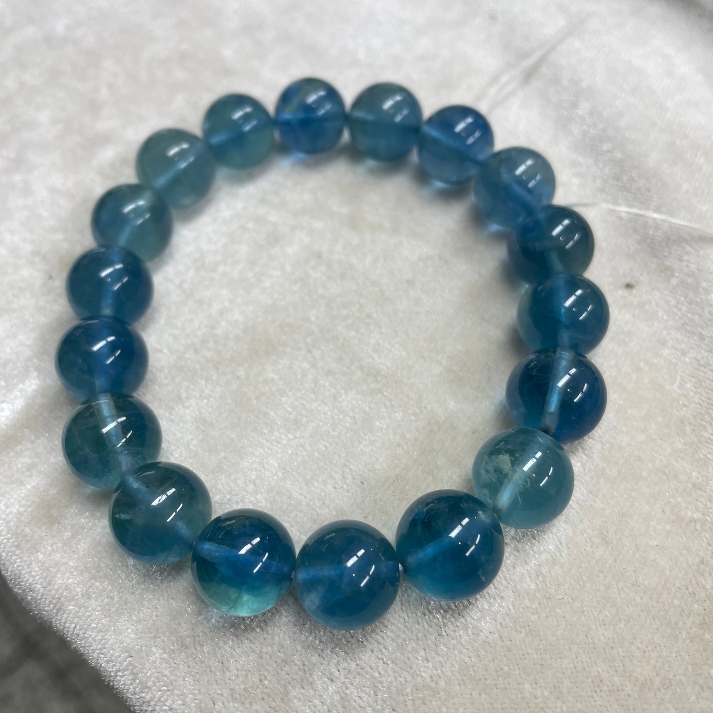 Blue fluorite bracelet