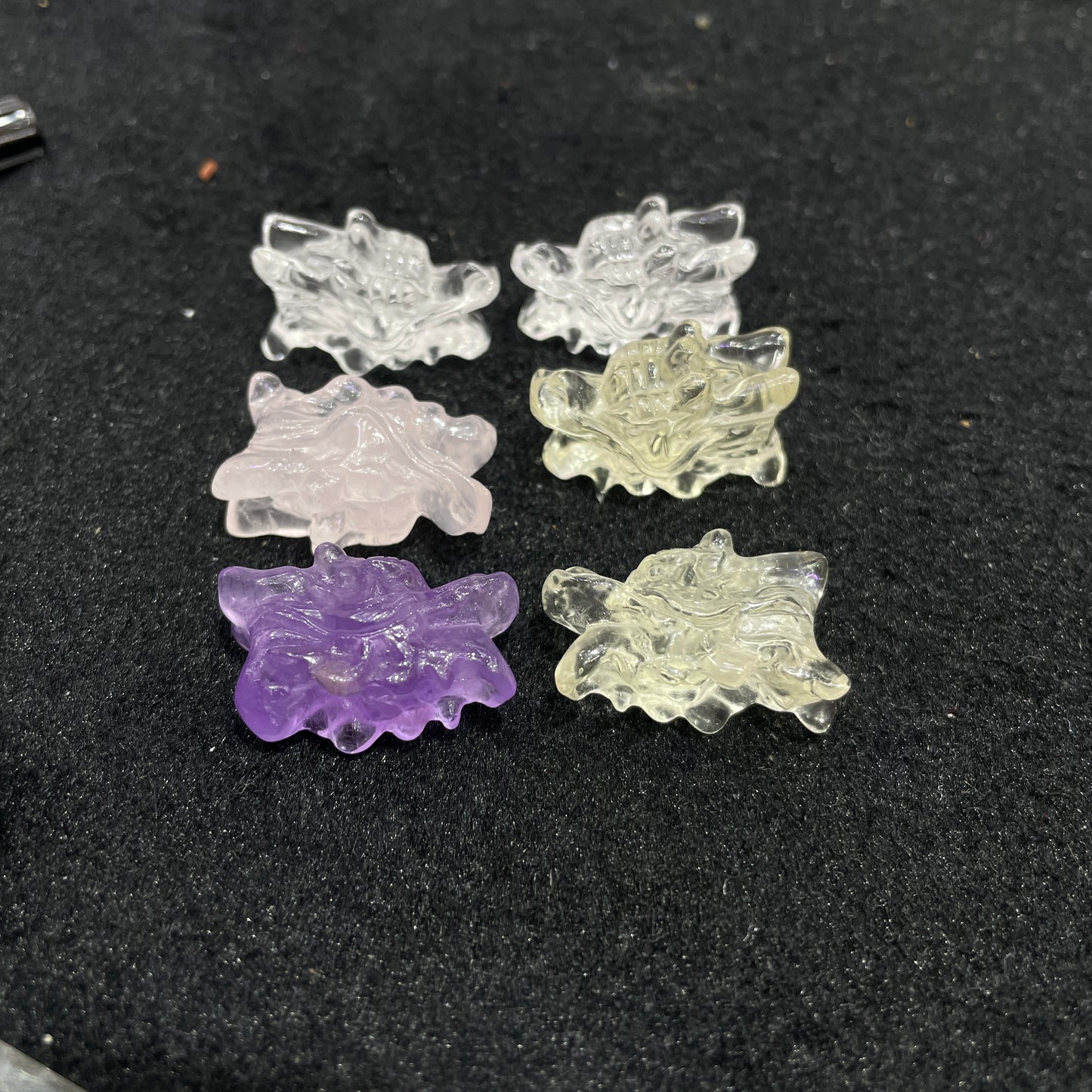 Crystal dragon head for DIY