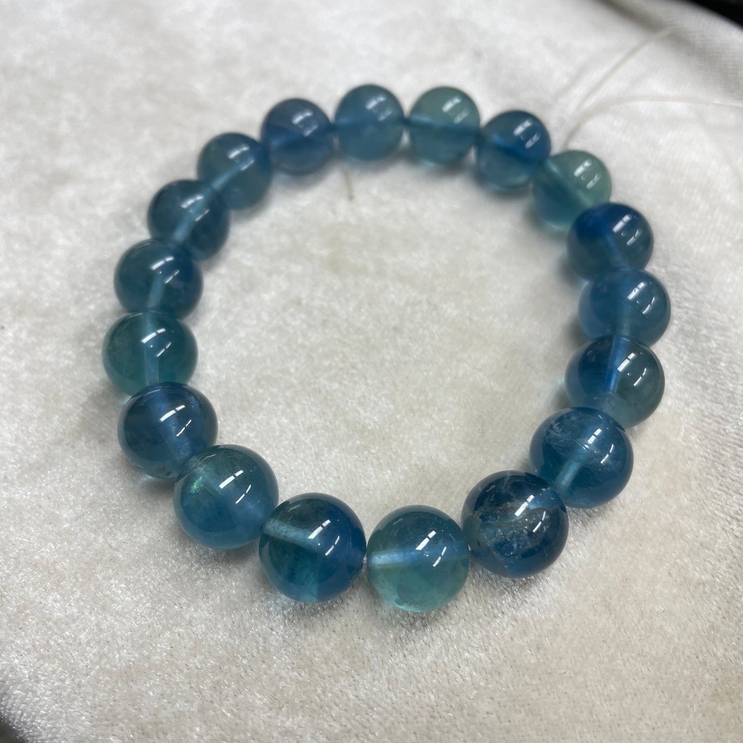 Blue fluorite bracelet
