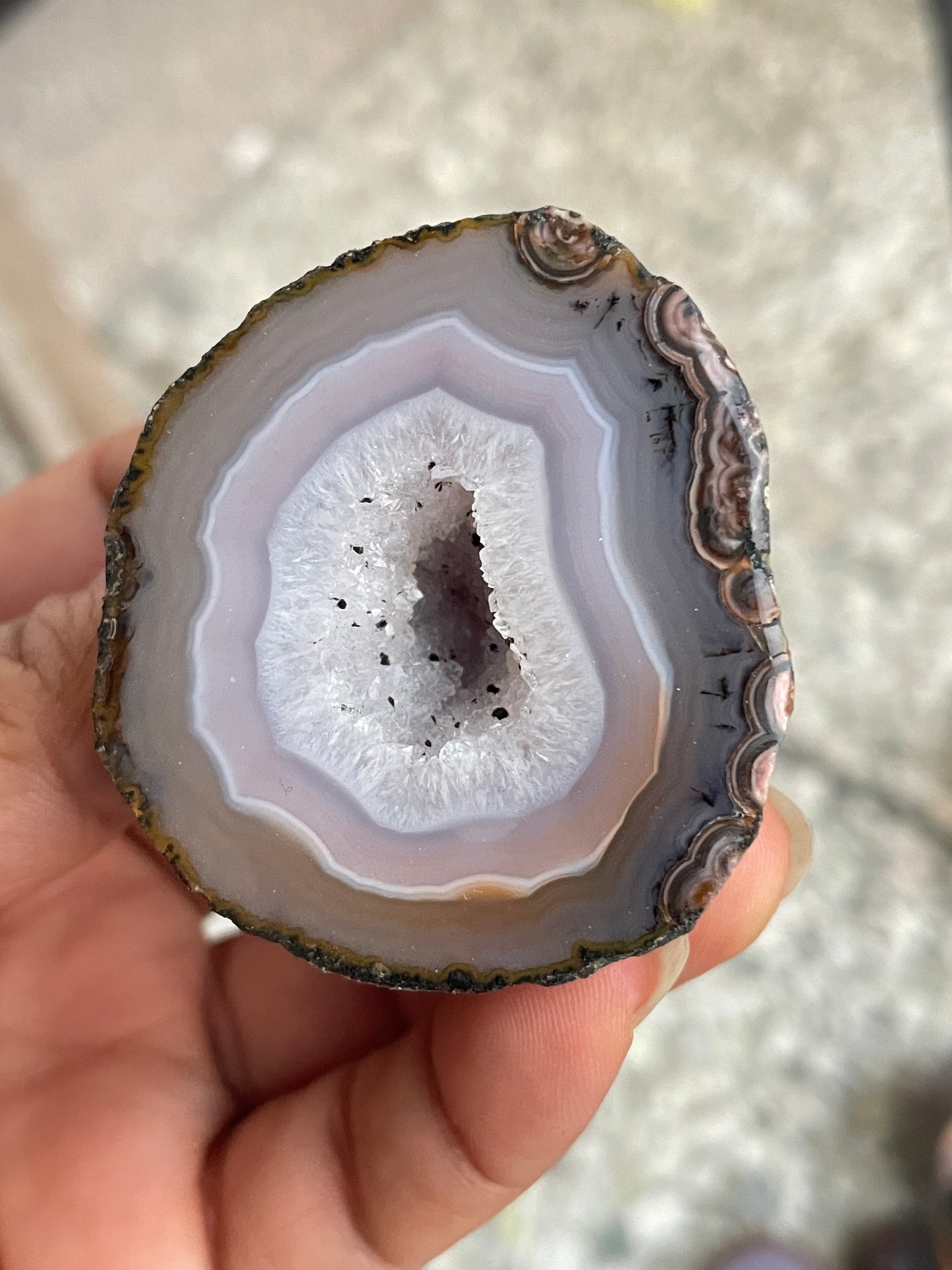 Pink zhanguo agate pairs