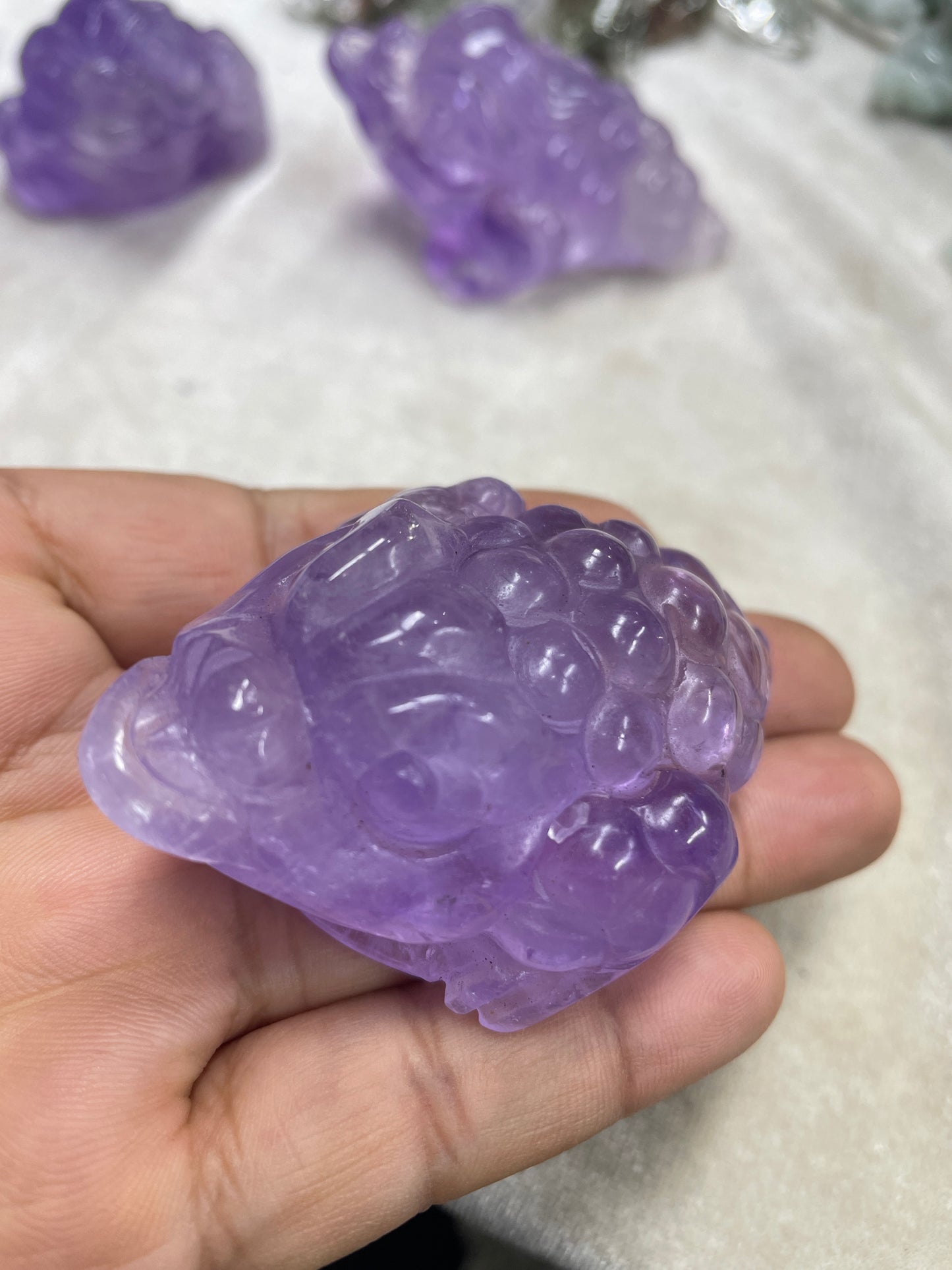 Amethyst money toad