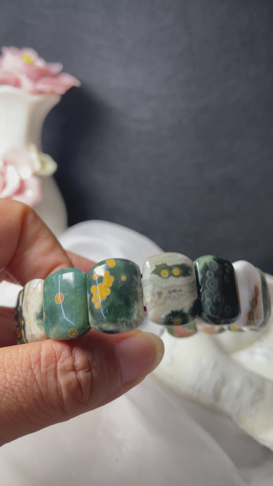 Ocean jasper bangle